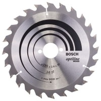 Bosch Optiline TCT Circular Saw Blade 190mm X 30mm X 24T £24.99